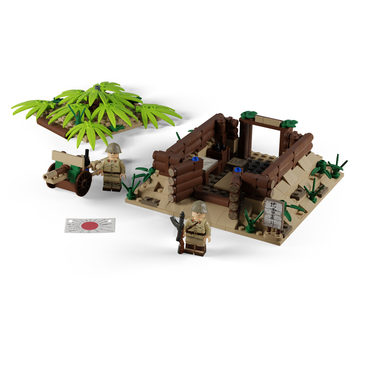 WWII COLLECTION 12枚組プレミアムBOX IJA Antitank Gun Casemate - WWII Japanese Defensive Emplacement
