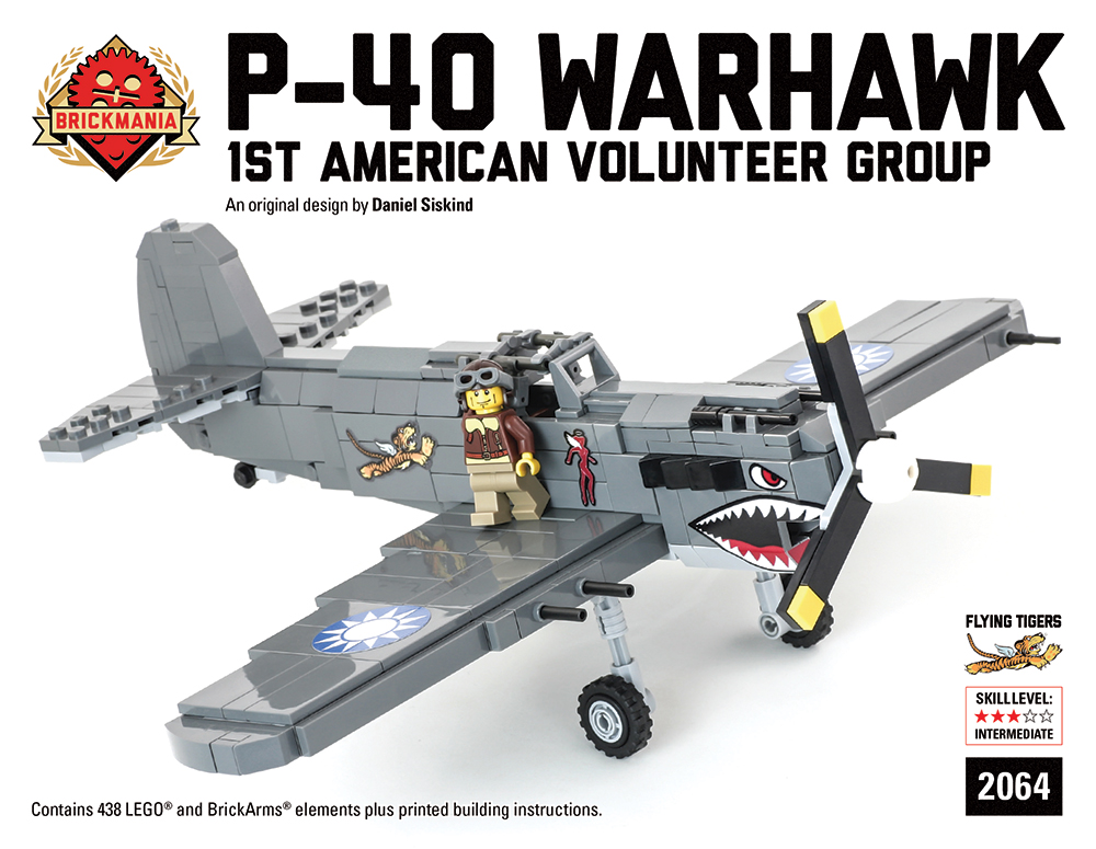 P-40 Warhawk - Premium Black Box Edition Kit - Brickmania Toys