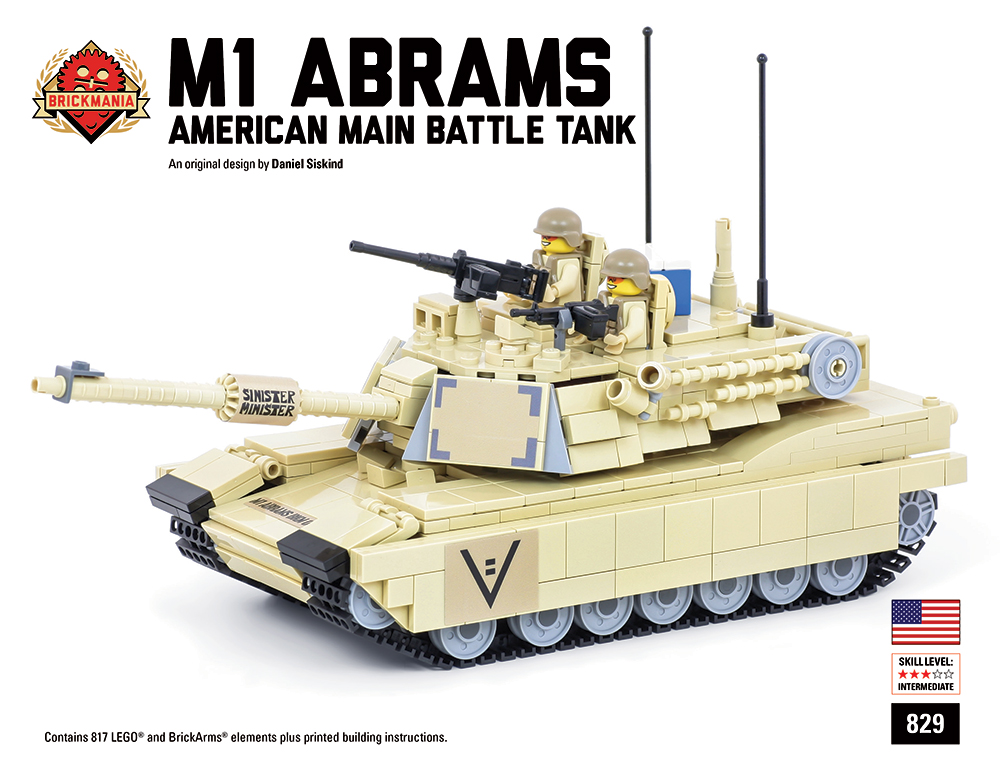BRICKMANIA M1A2エイブラムス M1A2 Abrams – Main Battle Tank