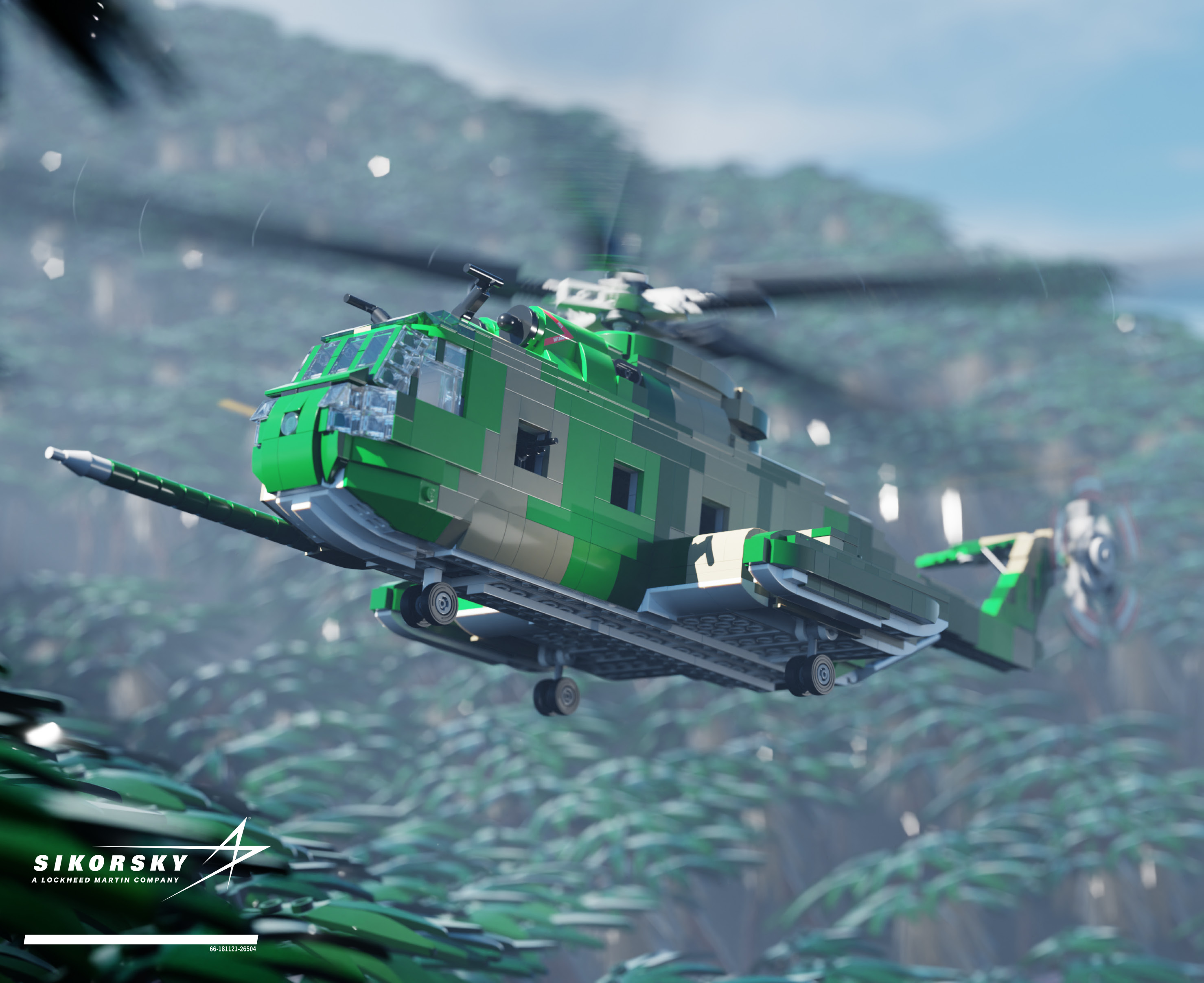 Sikorsky® HH-3E Jolly Green Giant – Combat Search and Rescue Helicopter