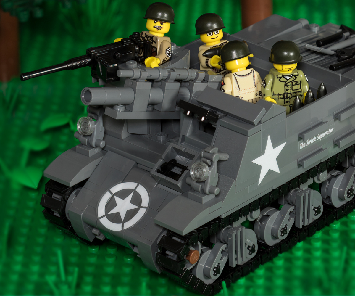 M7B1 Priest - 105mm Howitzer Motor Carriage - Brickmania Toys