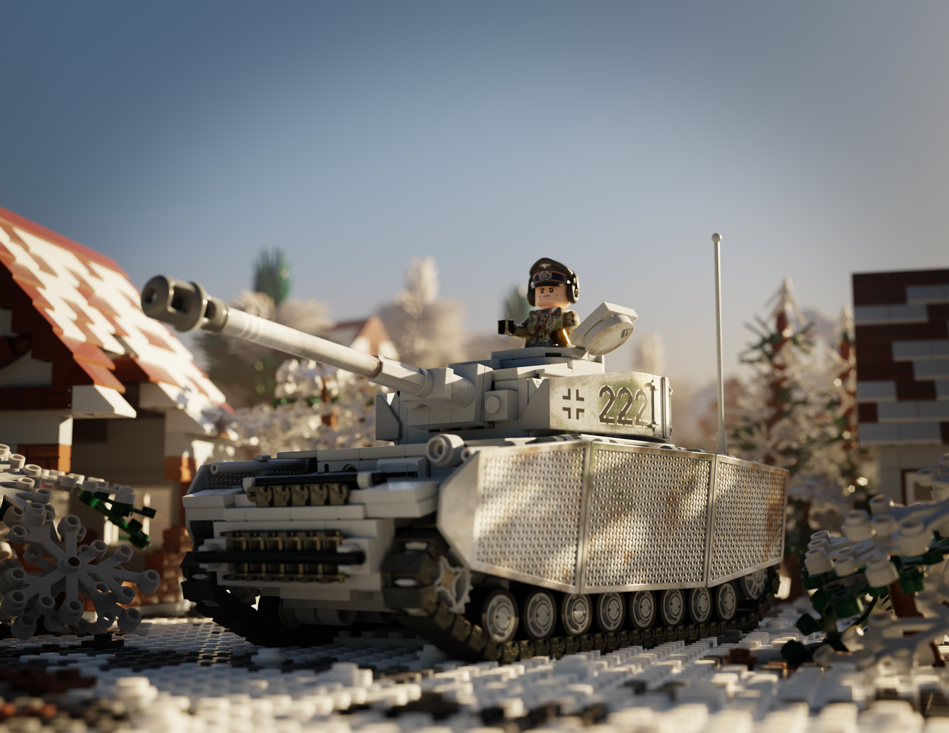 Panzer IV Ausf J – Winter Camouflage