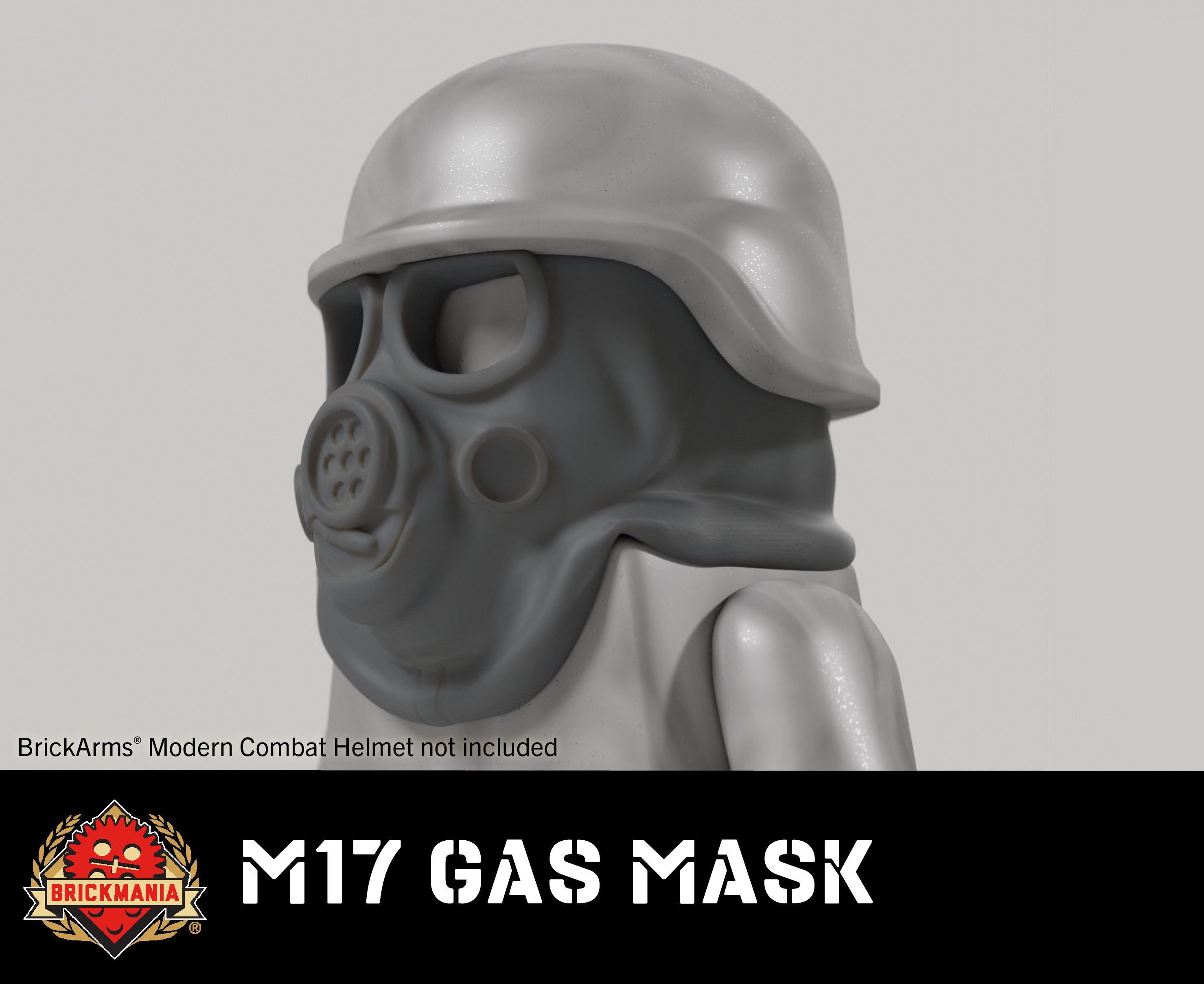 Minifigure Helmet - German Gas Mask