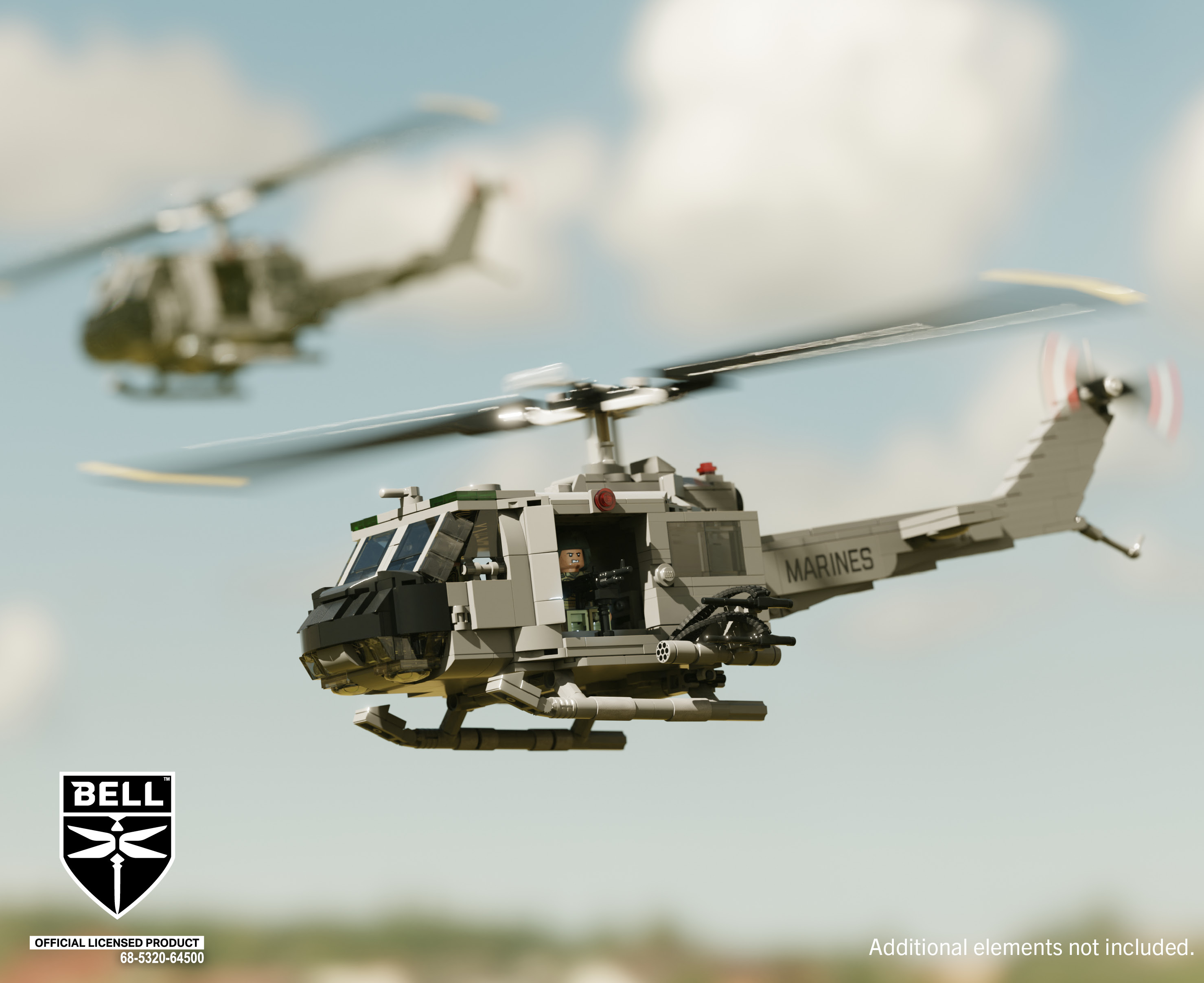 Bell® UH-1(E) Huey® - Vietnam War Gunship Helicopter