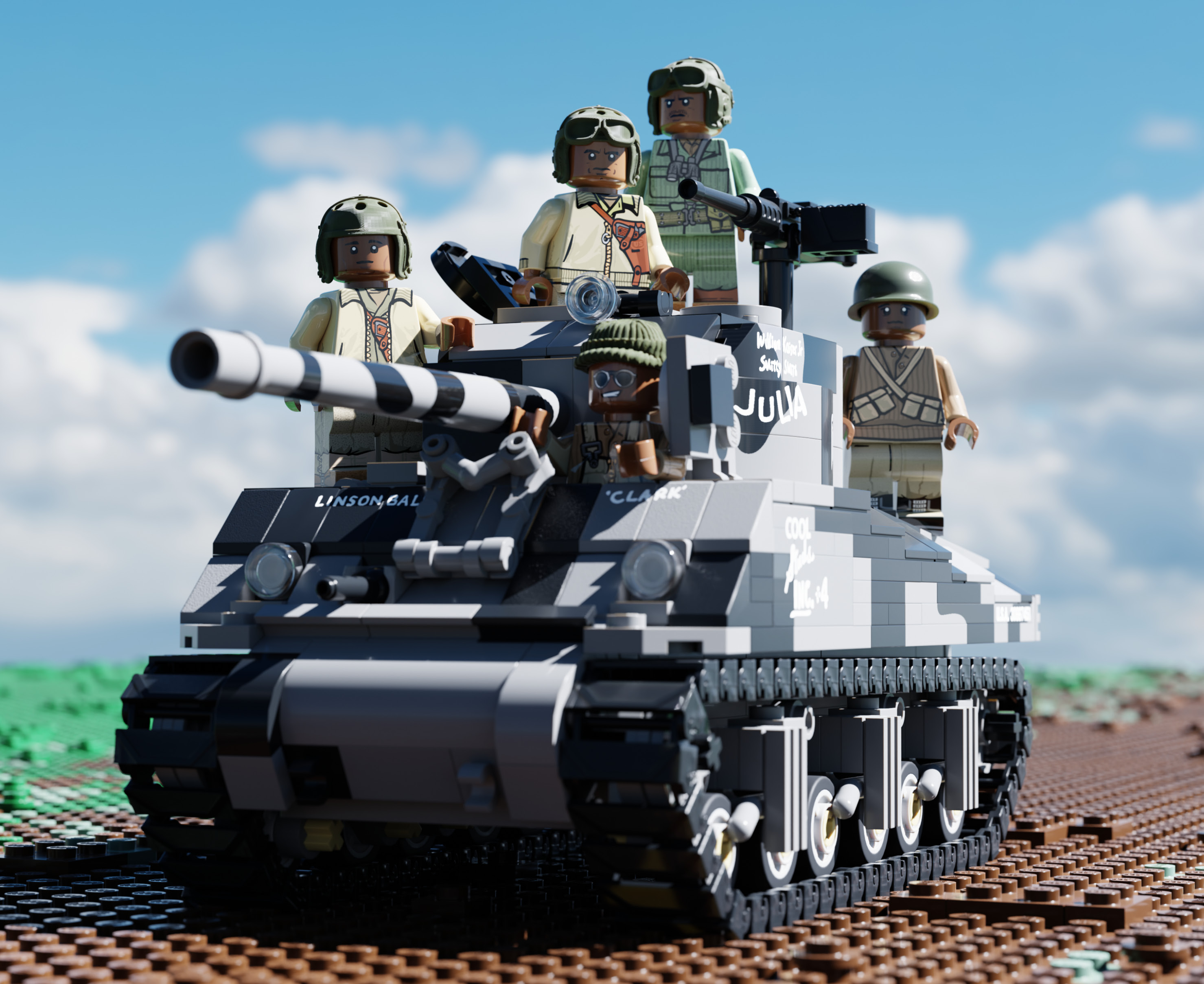 M4A3 VVSS W (76mm) – "Cool Stud Inc. #4" 761st Tank Battalion