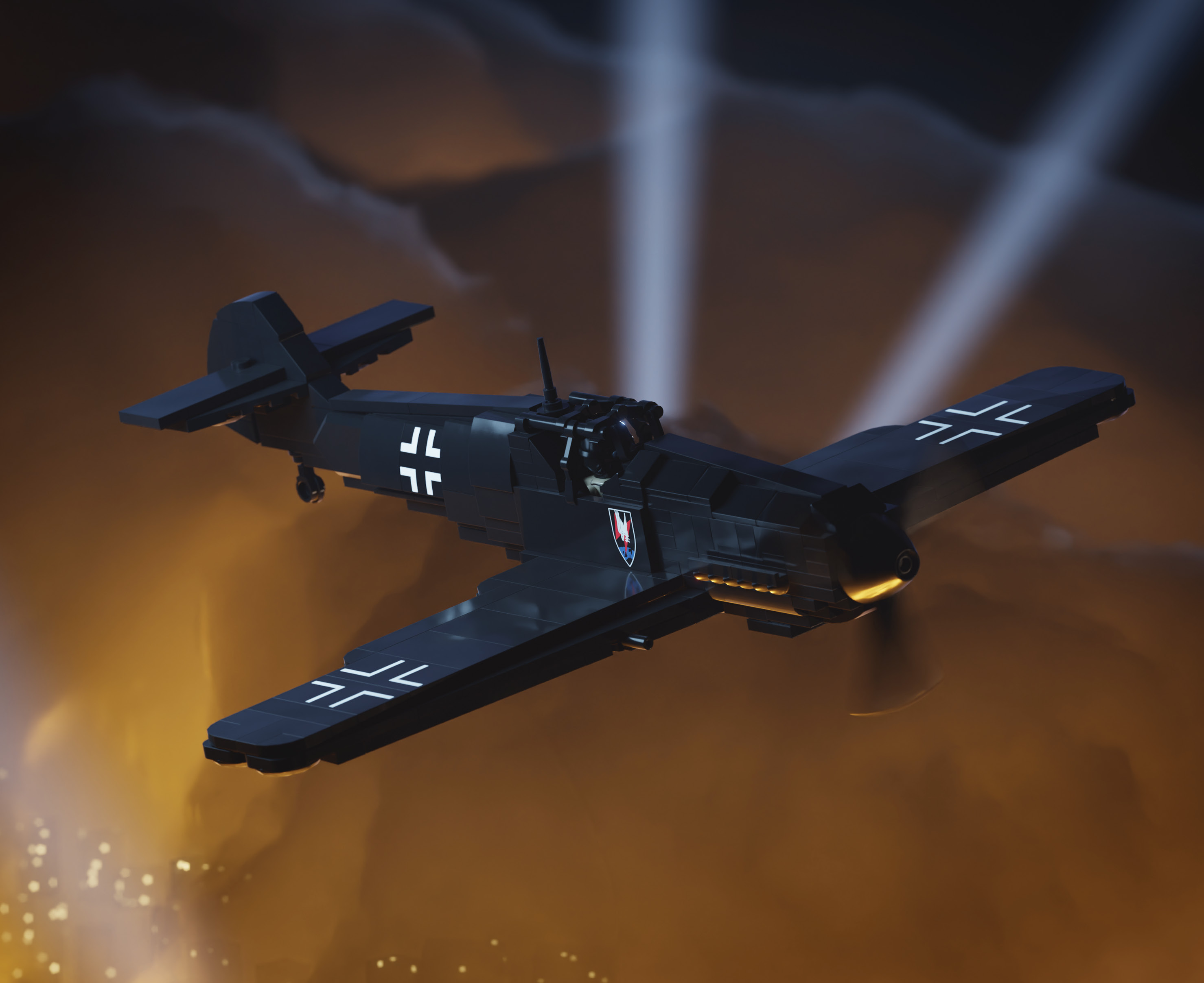 NJG1 Bf-109 E4 - WWII German Night Fighter