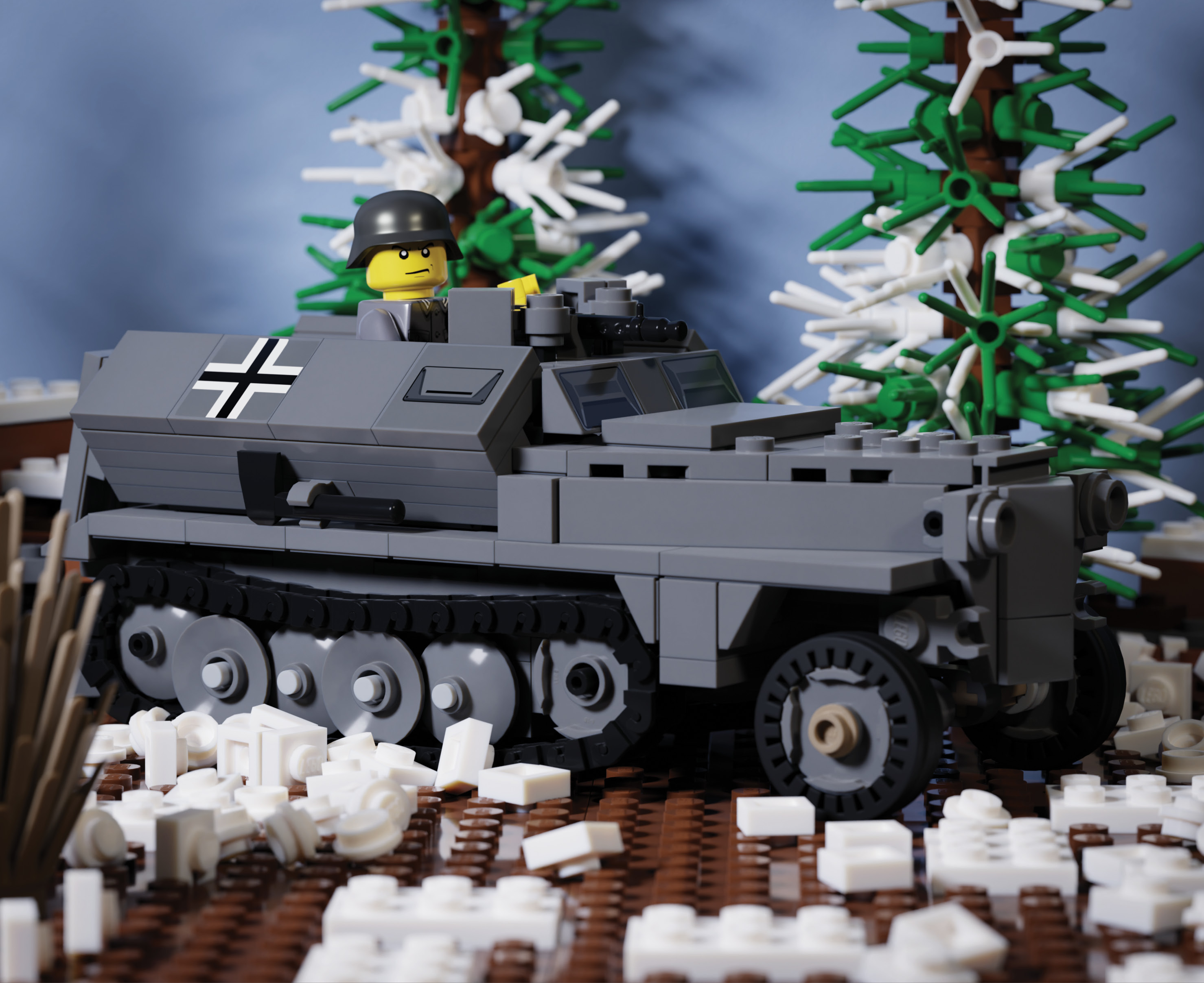 SdKfz 250/1  – WWII German Half Track Vehicle