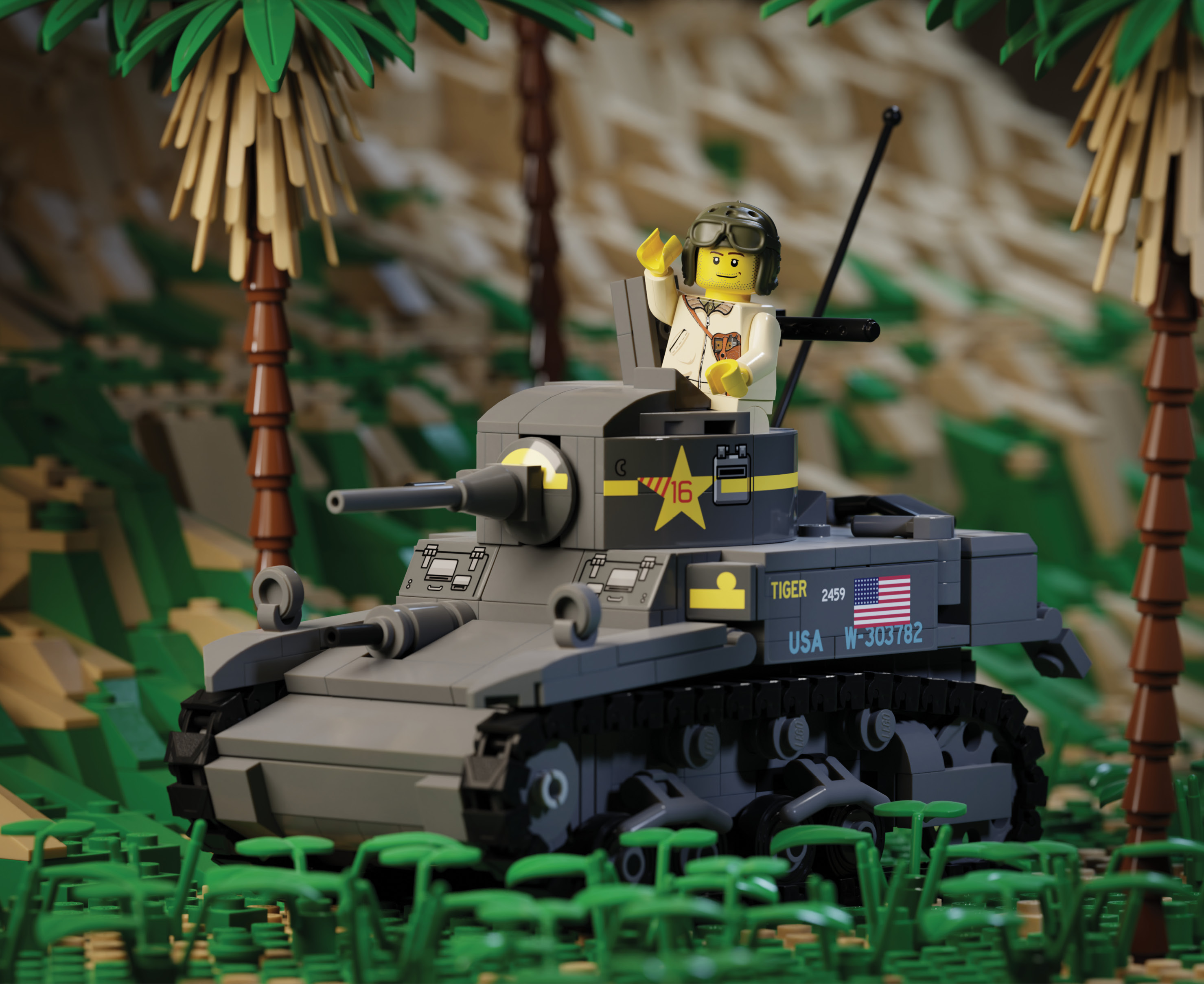 M3A1 Stuart  – WWII American Light Tank