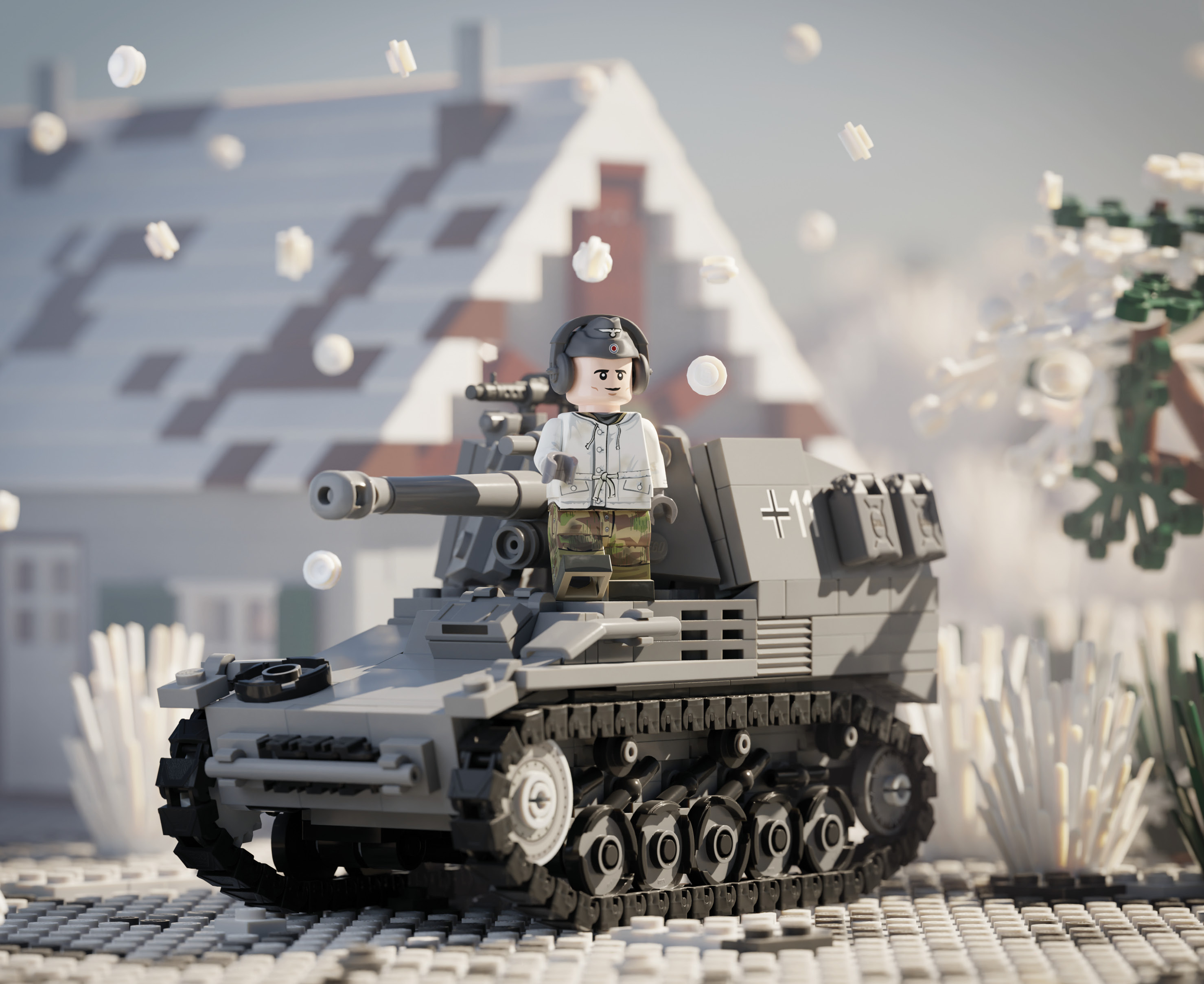 Sdkfz 124. Wespe – German WWII Self-Propelled Gun