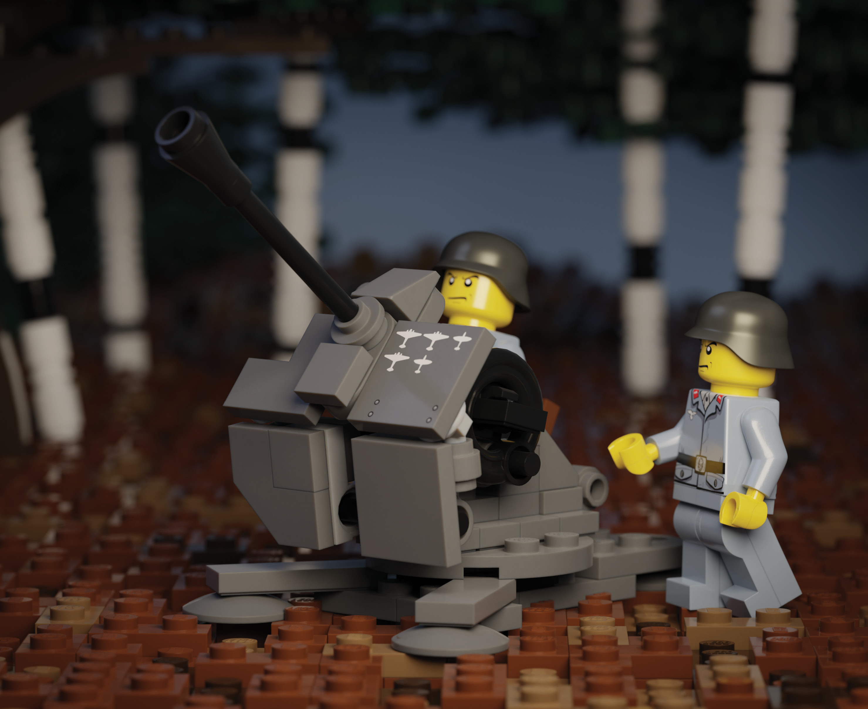 Flak 38 – 2cm Automatic Cannon – Brickmania Classic Series