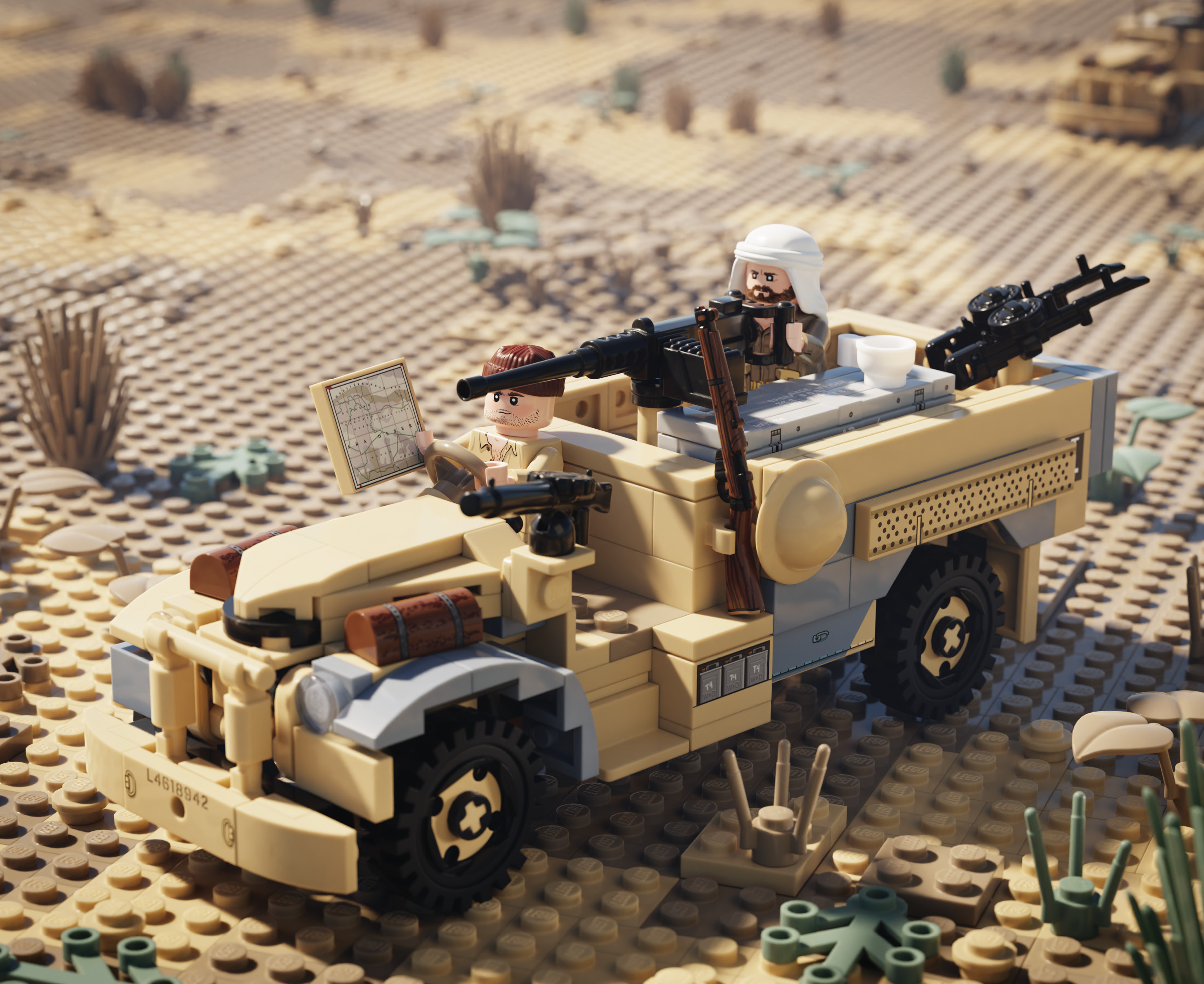 LRDG 30 CWT - Long Range Desert Group Truck