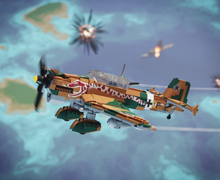 JU-87 R/2 Stuka - WWII German Long-Range Dive Bomber