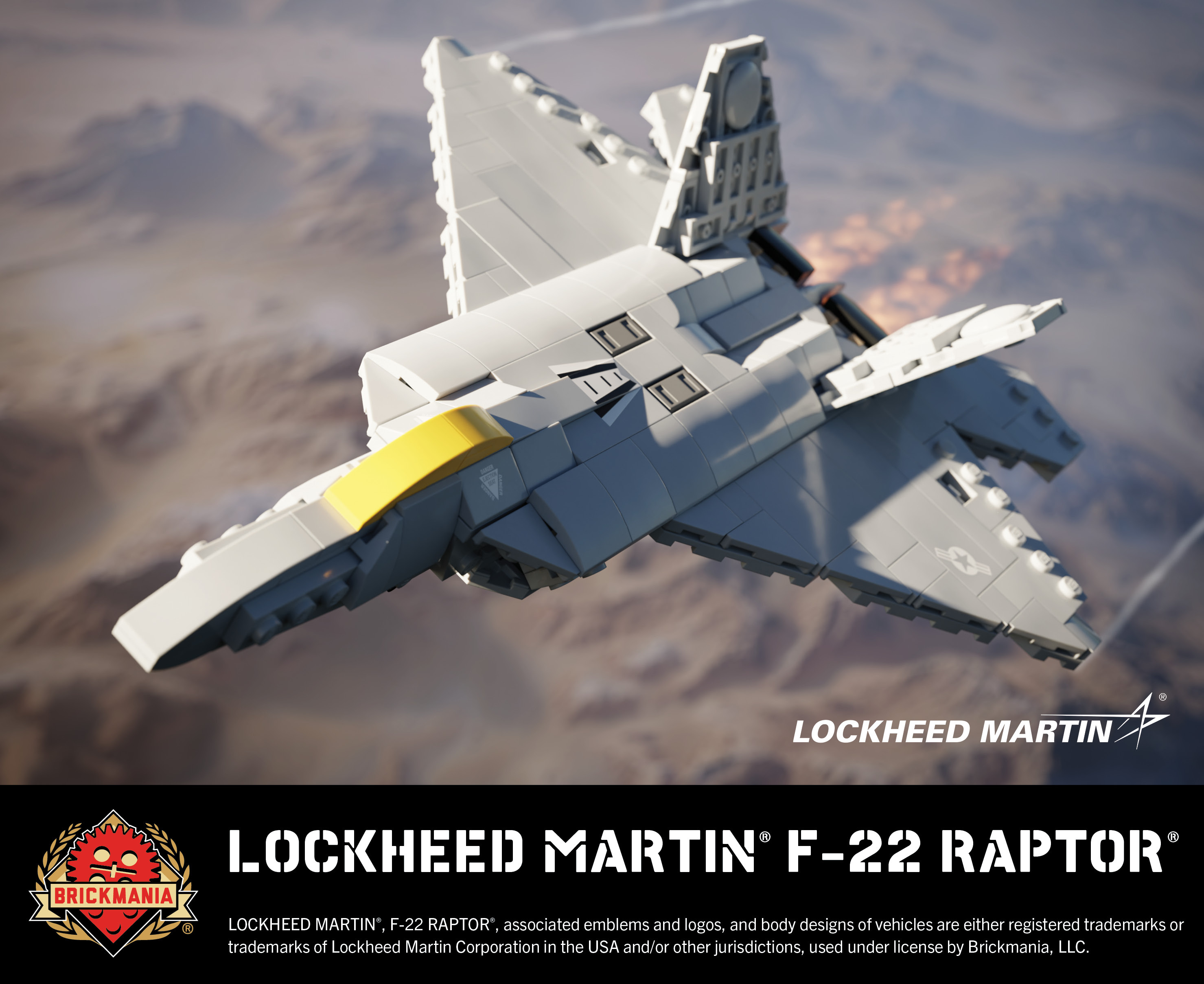 Lockheed Martin® F-22 Raptor® – 1/72 Scale Modern Fighter