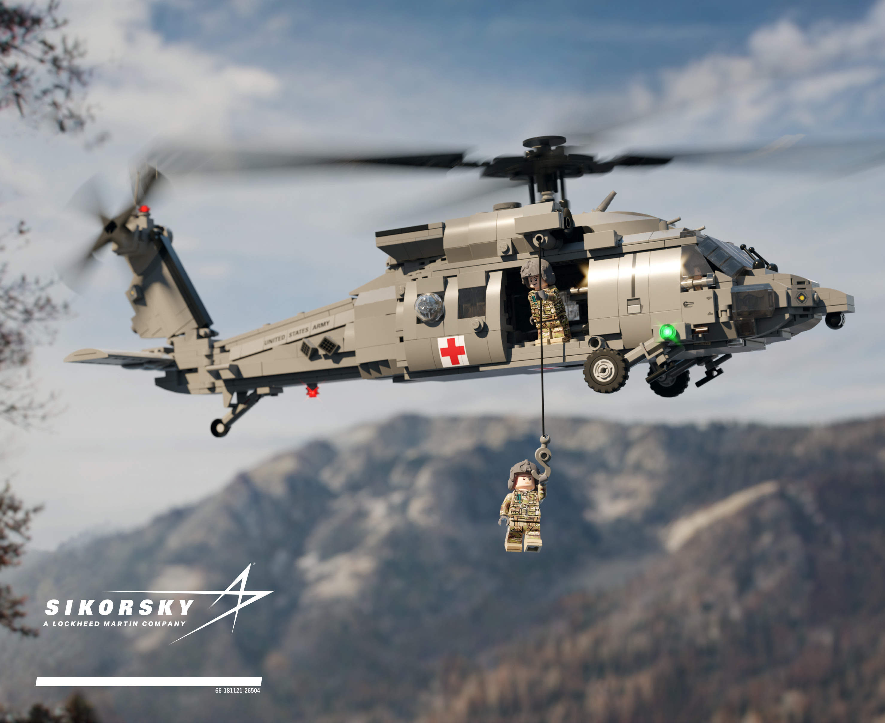 Sikorsky® HH-60M Black Hawk® - US Army Medevac Helicopter