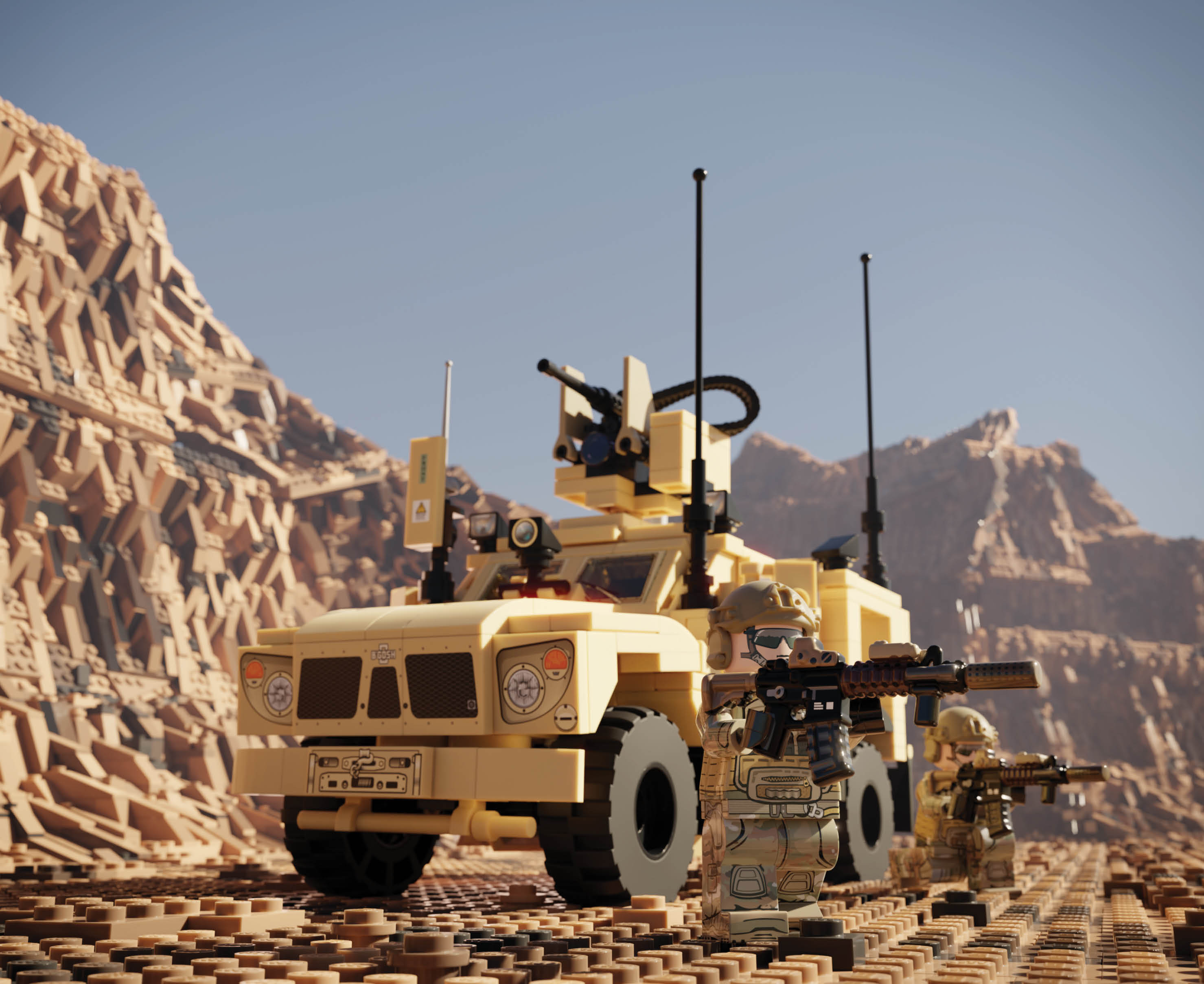 M1024A1 M-ATV with CROWS II – MRAP - All Terrain Vehicle