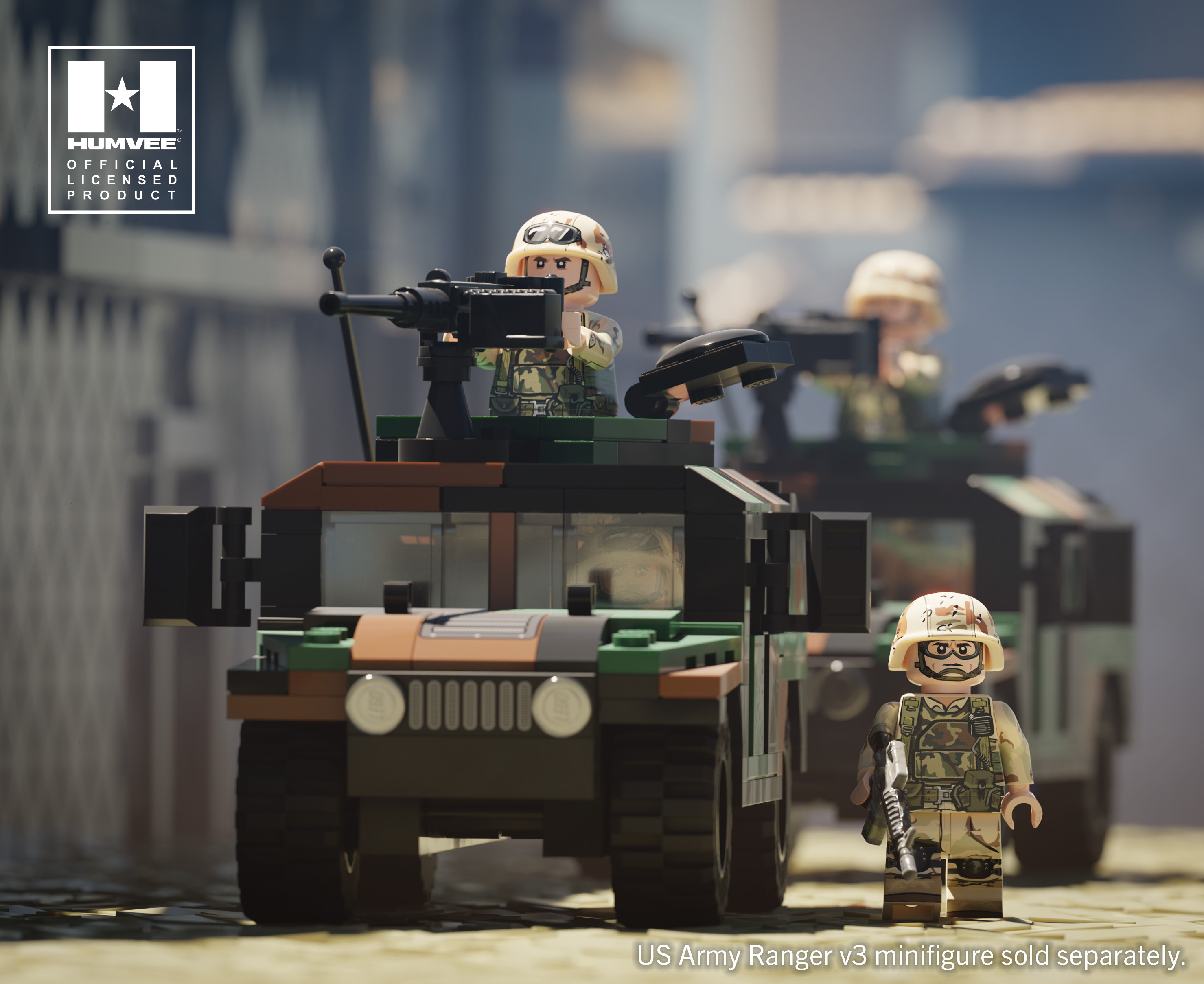 lego brickmania humvee