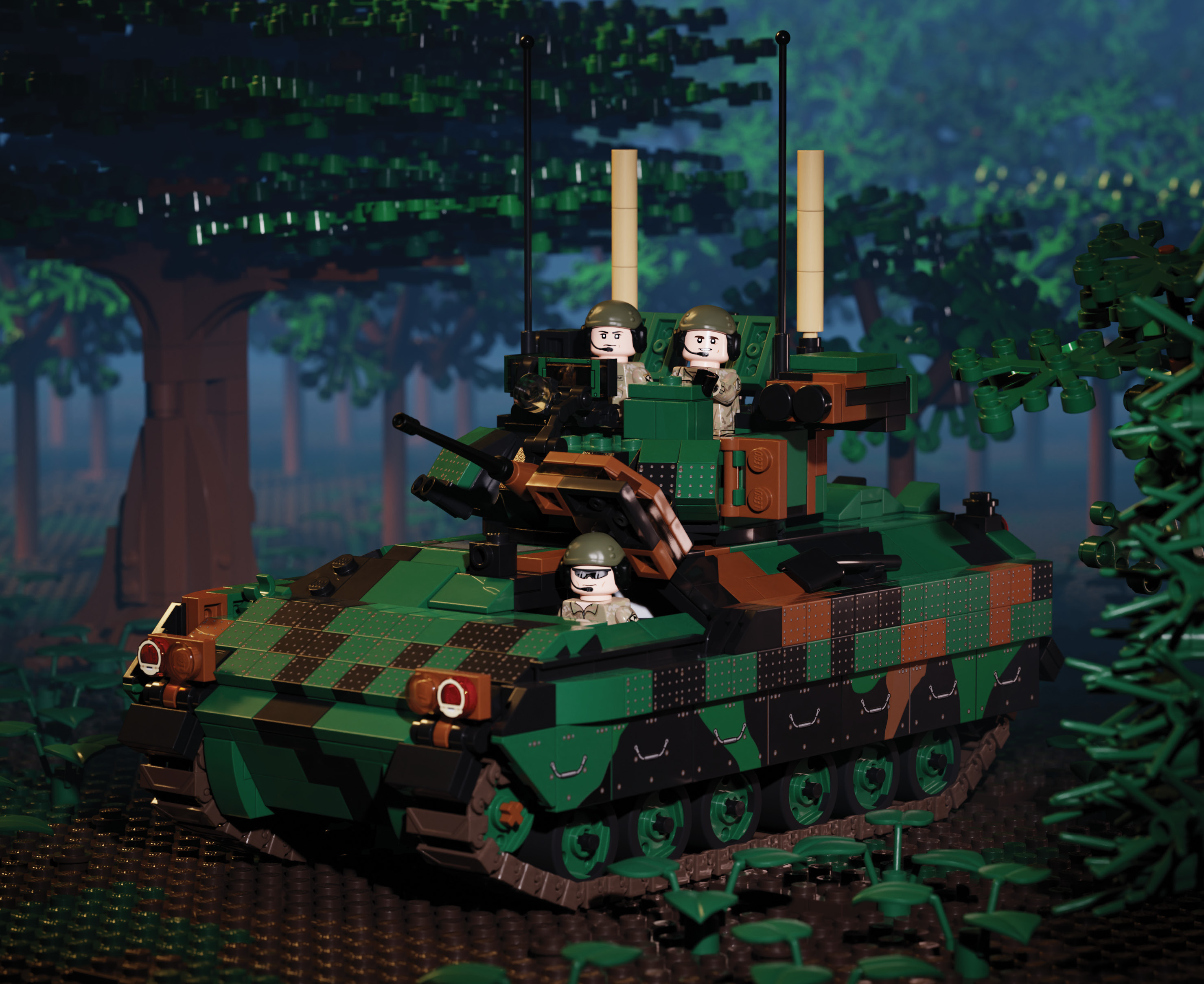 M3A3 Bradley  - Cavalry Fighting Vehicle - NATO Camouflage