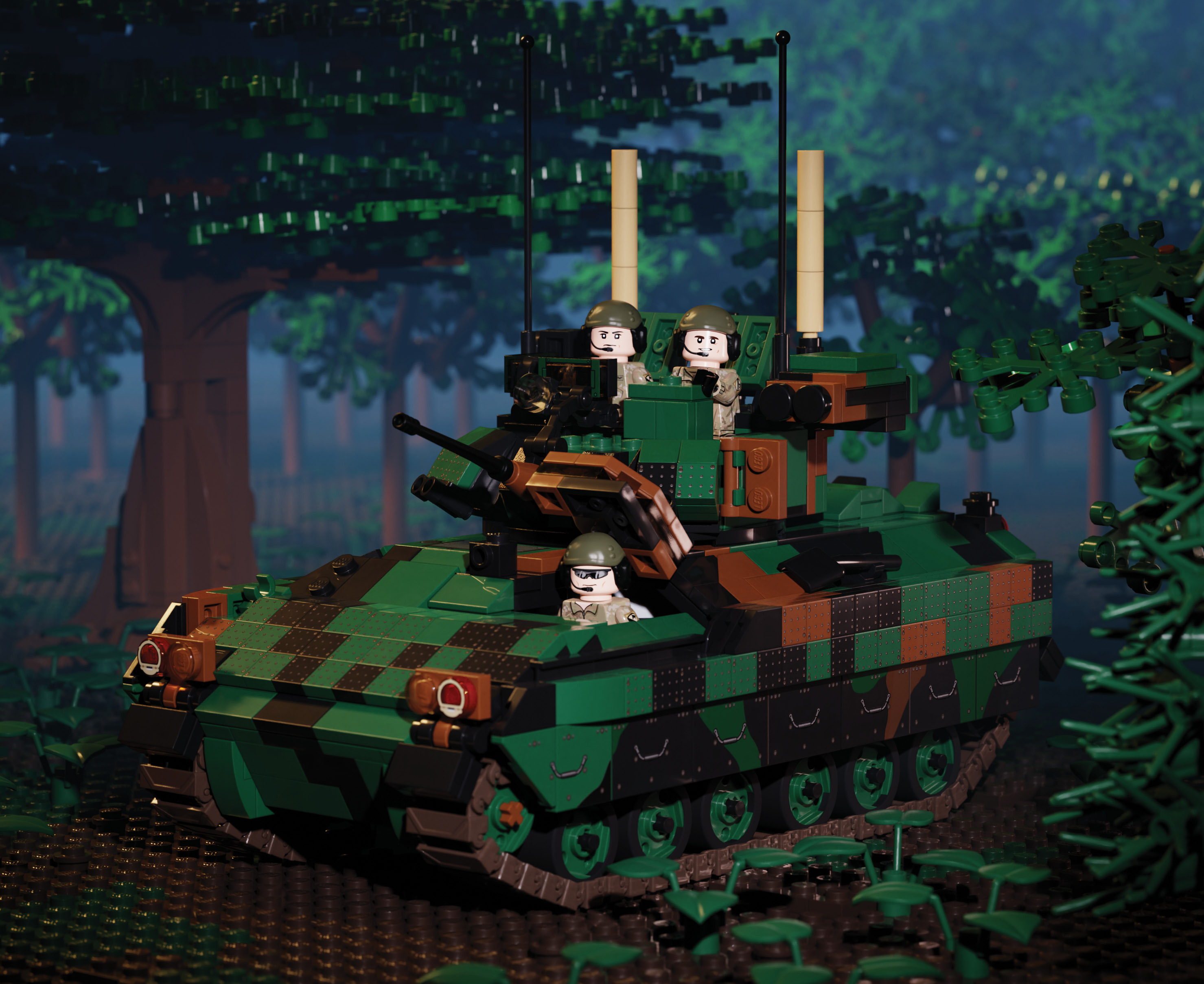 M3A3 Bradley  - Cavalry Fighting Vehicle - NATO Camouflage