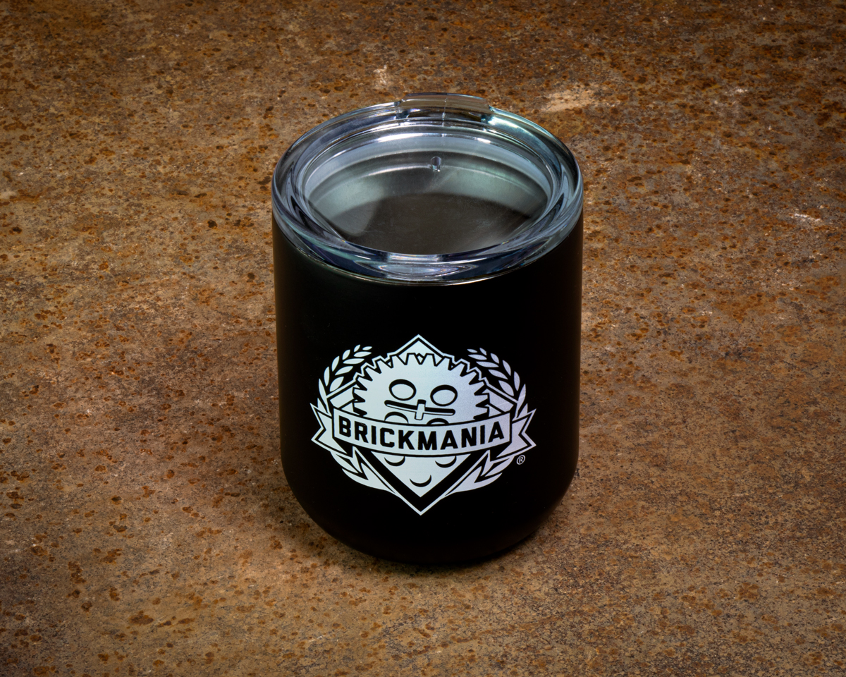 Brickmania® White Logo Lowball Tumbler - 10 oz.