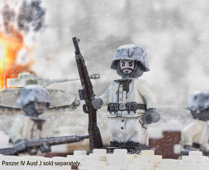 Battle of the Bulge German Infantry with Winter Smock