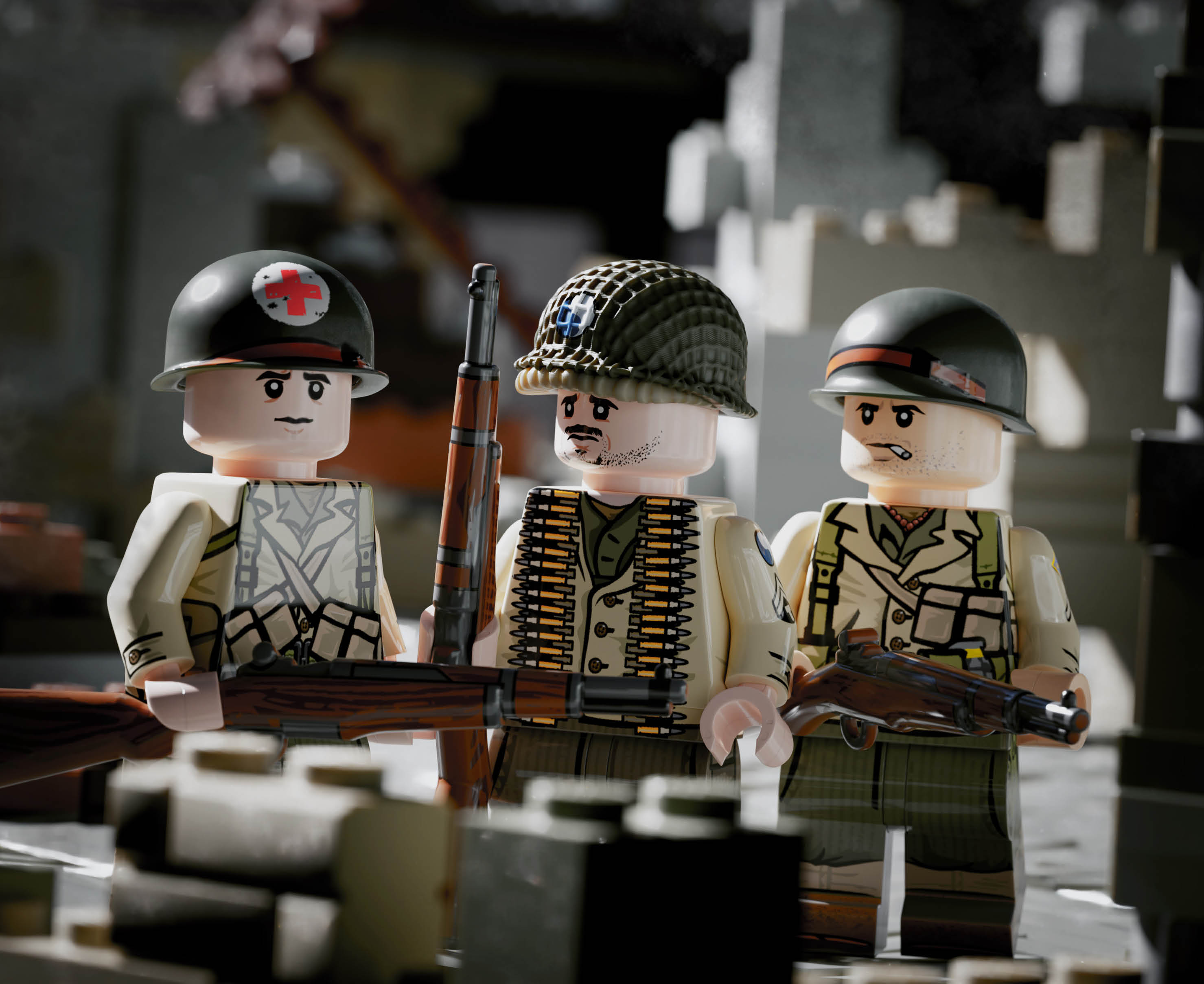 Lego World War 2 Soldiers