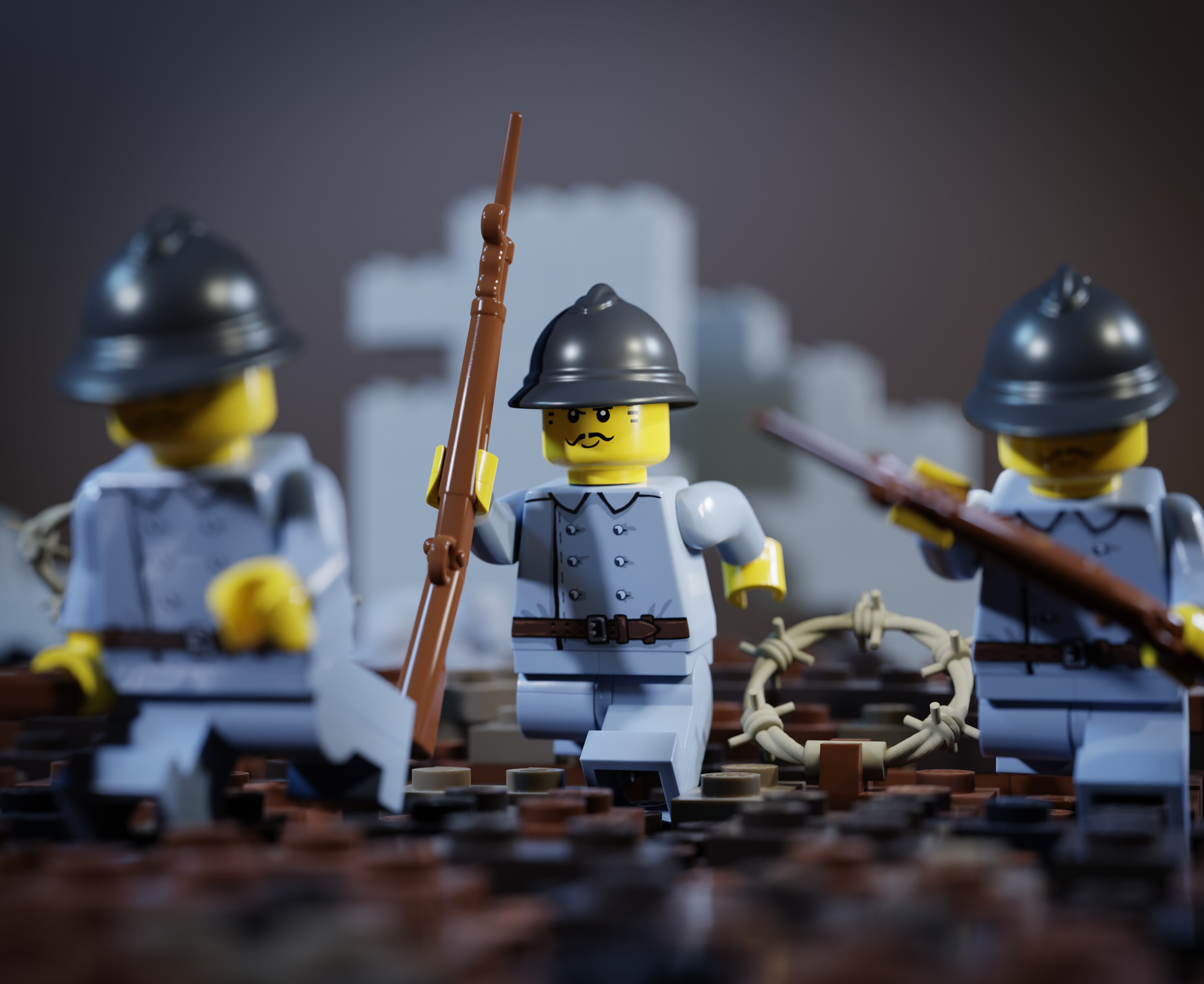 WWI French Rifleman - Brickmania Classic Series