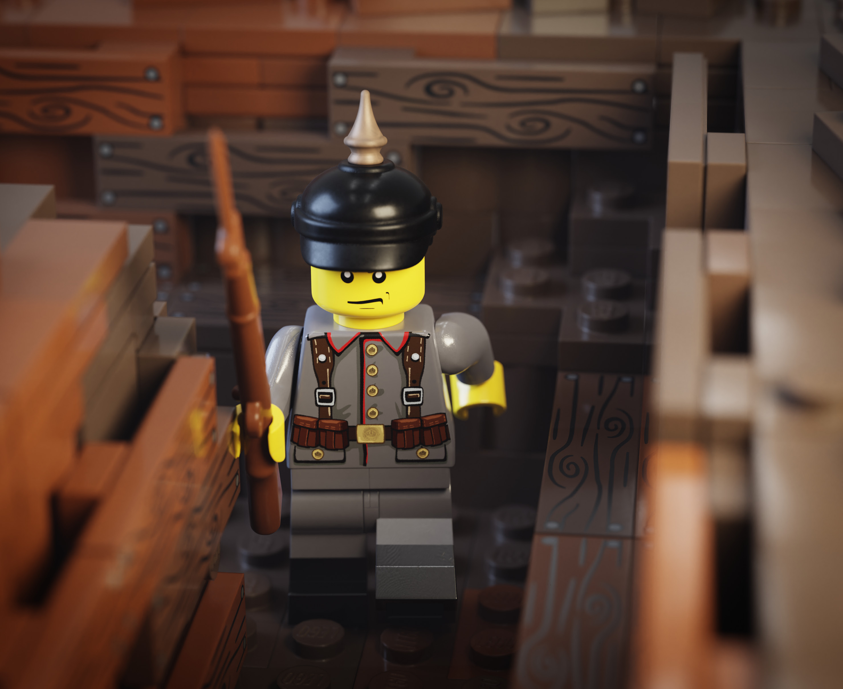 WWI German Rifleman (Early War) - Brickmania Classic Series