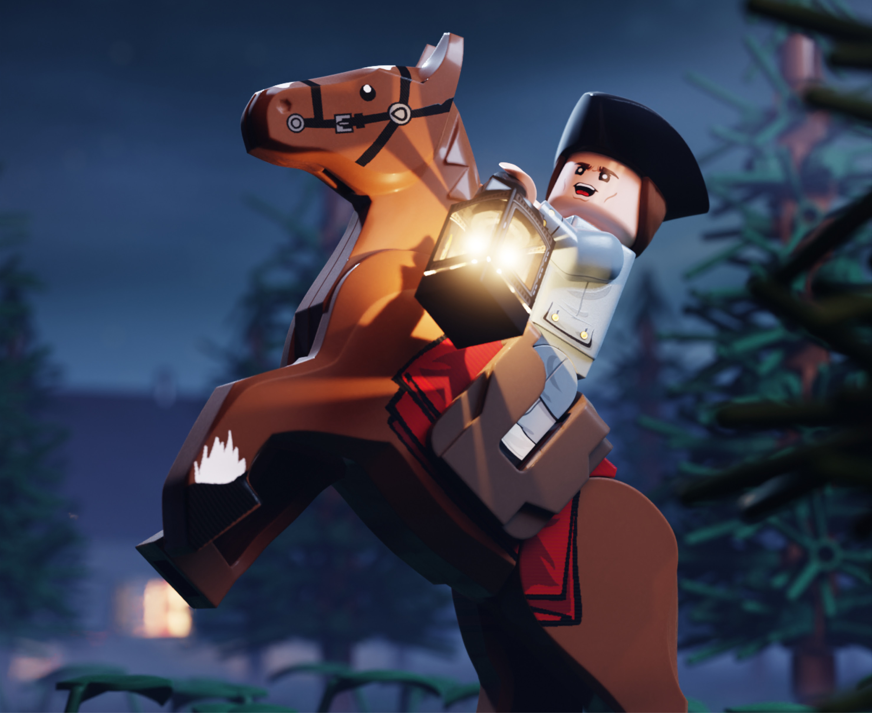 Paul Revere with Brown Beauty