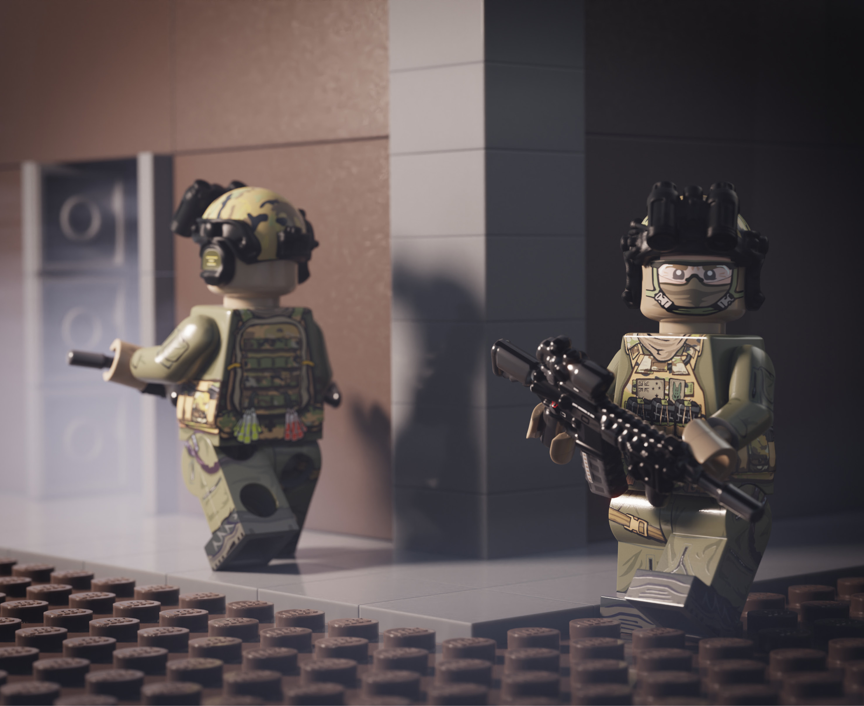 New Zealand SAS Operator with Perfect Caliber™ BrickArms® MARS-L Rifle