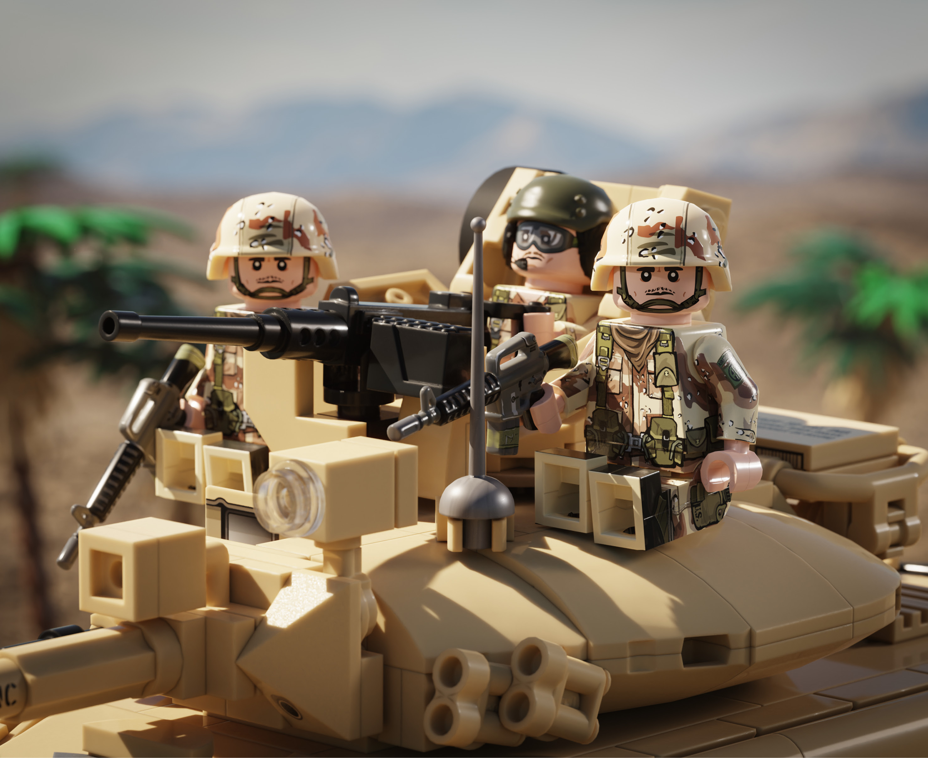 82nd Airborne Desert Storm Rifleman with Perfect Caliber™ M16A2