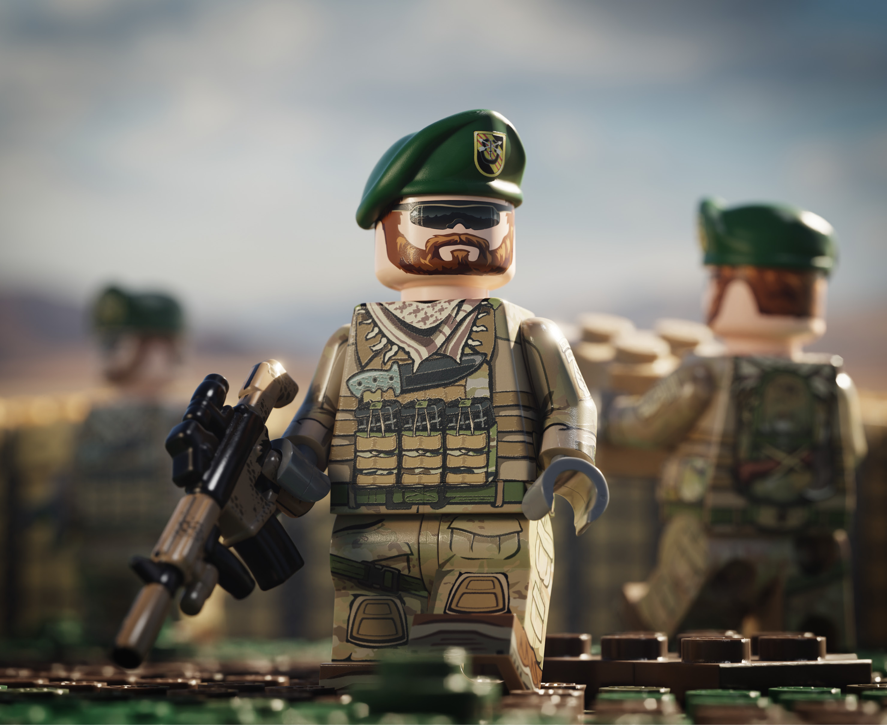 US Army Modern Green Beret V.2
