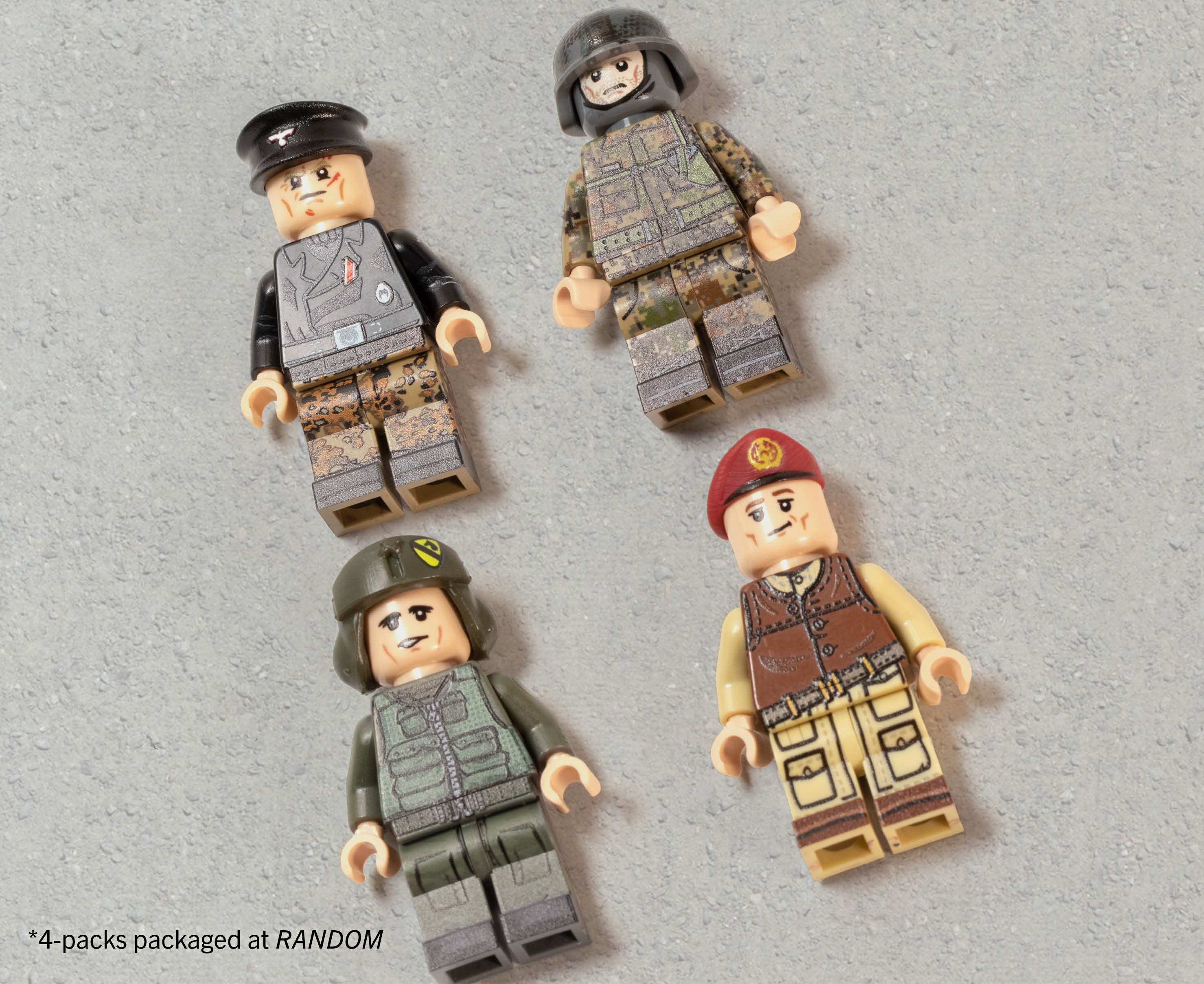 Custom Minifig 4-Pack – Random