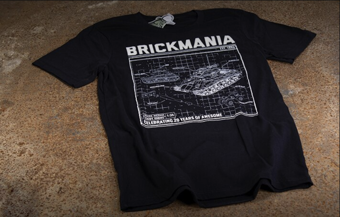 Brickmania "20 Years of Awesome" 2019 T-Shirt