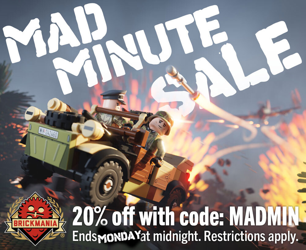 Brickmania | Custom Military Building Kits and BrickArms Weapons