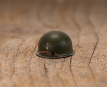 BrickArms® M1 Steel Pot Helmet - 2nd Lieutenant Rank - Brickmania Toys