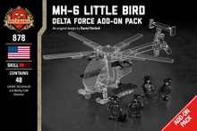 MH-6 Little Bird - Delta Force Add-On Pack - Brickmania Toys