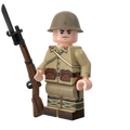 WWII Japanese Infantry with Perfect Caliber™ BrickArms® Japanese Arisaka with Bayonet