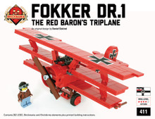Fokker Dr.1 - Special Red Baron Edition - Brickmania Toys