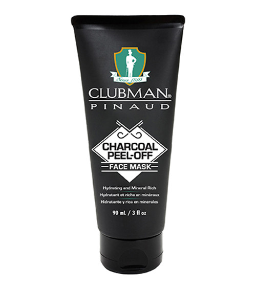 Clubman Charcoal Peel-Off Black Mask 3 oz