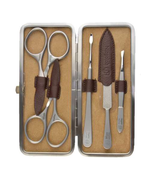 Premium German 5-Piece Manicure Set, Café do Brazil L – Ristretto | Niegeloh