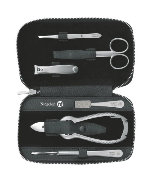 Premium German 6-Piece Manicure & Pedicure Set, Imantado ZIP L | Niegeloh Topinox