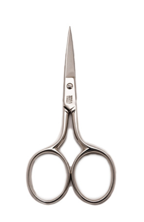 Leather scissors, curved for upper making by Wasa, Germany