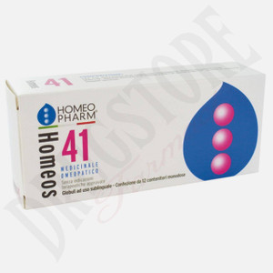 HOMEOS 41 globuli-12 tubi HOMEOS 41 globuli-12 tubi