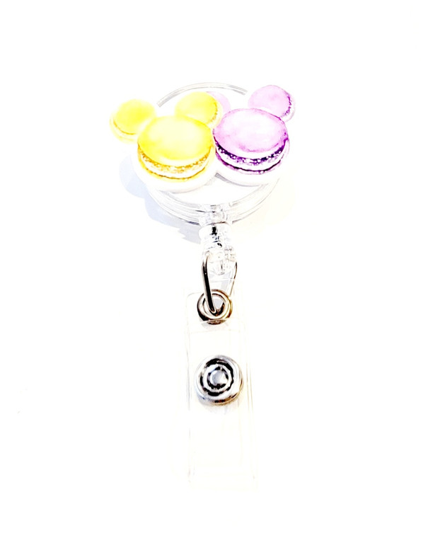 Macaroon Badge/Mask Holder