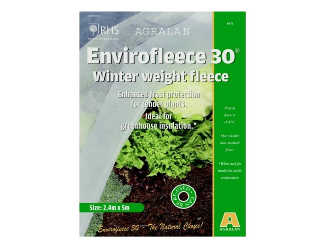 Envirofleece 30 garden fleece packaging