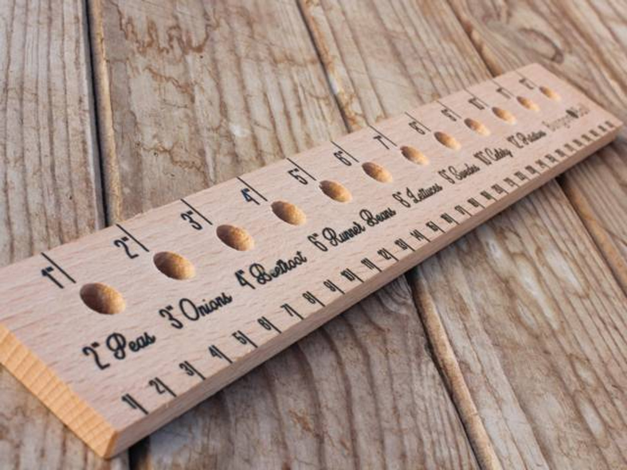 1 Metre Wooden Sowing Planting Ruler, Handmade Plant Seed Spacer, Allotment  Tools, Grow Your Own, Gardener's Gift, Garderning, Hand Painted
