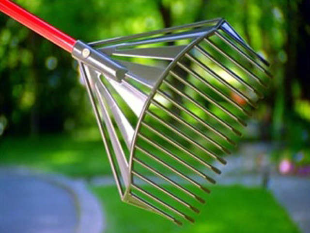 Râteau Polyvalent Golden Gark Incassable - 20 Dents En Polycarbonate - Longueur Totale 148 Cm - Outil 3 En 1 Pour Jardin