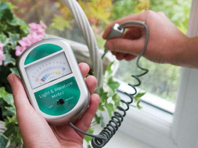 Light And Moisture Meter
