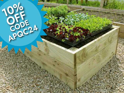 Premier 53cm FSC Timber Raised Garden Beds