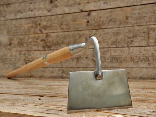 the greenman stainless steel draw hoe with long handle